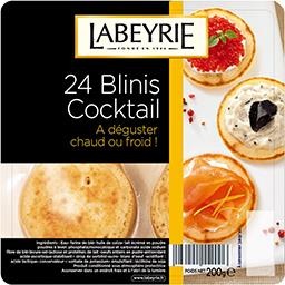 Labeyrie Labeyrie Blinis Cocktails la barquette de 24 - 200 g