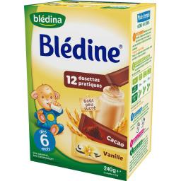 Bledine Cereales Dosettes Vanille Cacao Des 6 Mois Bledina Intermarche