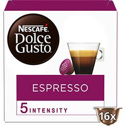 Nescafé Nescafé Capsules de café compatibles Dolce Gusto - Espresso la boîte de 16 capsules - 88g