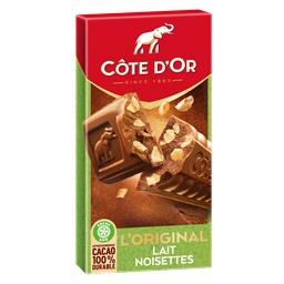 Côte d'Or Côte d'Or Chocolat au lait L'Original éclats de noisettes la tablette de 200 g