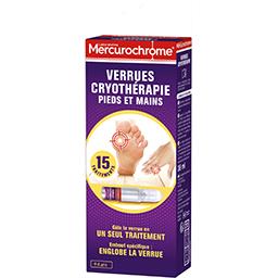 Mercurochrome Mercurochrome Verrues cryothérapie pieds et mains le flacon de 38 ml