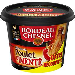 Bordeau Chesnel Bordeau Chesnel Rillettes de poulet pimenté le pot de 200 g - Offre Découverte