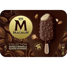 Magnum Magnum Glace caramel salé & amande glacée la boîte de 4 bâtonnets de 90ml - 360ml