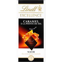 Lindt Lindt Excellence - Chocolat noir caramel à la pointe de sel la tablette de 100 g