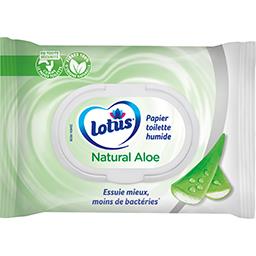 Lotus Lotus Papier toilette humide Aloe Douceur le paquet de 42