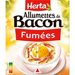 Herta Herta Allumettes de bacon fumées les 2 barquettes de 100 g