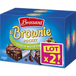 Brossard Brossard Le Mini Brownie chocolat noisettes les 8 sachets de 30 g