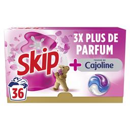Cajoline Skip Lessive capsules 3-en-1 touche de Cajoline La boite de 36 capsules