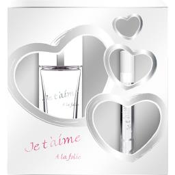 Evaflor Evaflor Coffret eau de toilette Je T'Aime à la Folie le vaporisateur de 100 ml + le vaporisateur de 12 ml