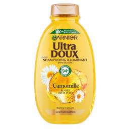 Garnier Garnier Ultra-Doux - Shampoing illuminant camomille & miel de fleurs cheveux blonds, sans silicone le flacon de 300ml