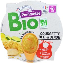 Courgette Ble Dinde Bio Des 18 Mois Bio Pommette Intermarche