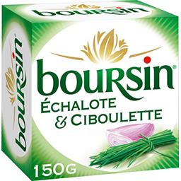 Boursin Boursin Fromage à tartiner échalote & ciboulette la boite de 150 g