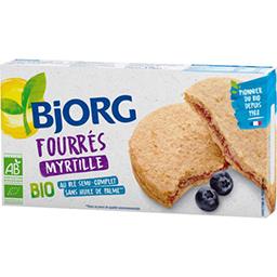 Bjorg Bjorg Biscuits fourrés myrtille Bio le paquet de 175g