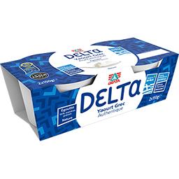 Delta Delta Yaourt Grec Authentique égoutté nature les 2 pots de 150 g