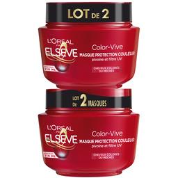 L'Oréal L'Oréal Masque capillaire Elseve Colorvive les 2 flacons de 310ml - 620ml