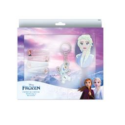 Walt Disney Coffret coiffure La Reine des Neiges: Barrettes, miroir + porte clés le coffret