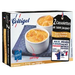 Sauternes Celtigel Cassolettes de Saint-Jacques sauce au  et Fine Champagne les 2 cassolettes de 100g - 200g