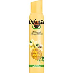 Ushuaïa Ushuaïa Déodorant efficacité 24h à la fleur de vanille apaisante de Polynésie le spray de 200 ml