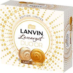 Lanvin L'escargot - Assortiment de bonbons de chocolat au lait et blond Edition limitée la boîte de 329g