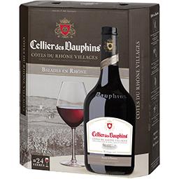 Cellier des dauphins Cellier des Dauphins Côtes du rhone villages, vin rouge balades Le bib de 3l