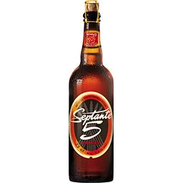 Grain d'Orge Septante 5 Bière de haute fermentation ambrée la bouteille de 75 cl