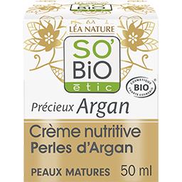 SO'BiO étic So'bio étic Crème nutritive perles d'argan pour peaux matures le pot de 50ml