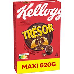 Kellogg's Kellogg's Trésor - Céréales fourrées goût chocolat noisettes la boite de 620 g