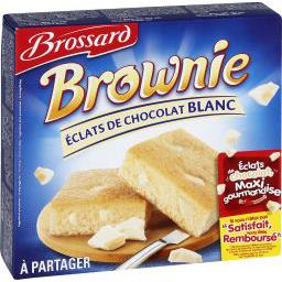 Brownie Gateau Eclats De Chocolat Blanc Brossard Intermarche