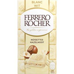 Ferrero Ferrero Rocher Chocolat blanc noisettes la tablette de 90 g