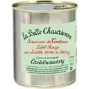 La Belle Chaurienne Saucisses de Toulouse Label Rouge aux Lentilles Vertes du Berry 840 g - Lot de 3