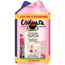 Ushuaïa Assortiment de gels douche ylang/rose/sakura le lot de 3 flacons de 250 ml