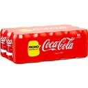 Coca Cola Soda au cola les 15 cannettes de 330 ml