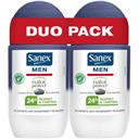 Sanex Men - Déodorant 24 h Natur Protect les 2 flacons de 50 ml - Duo Pack