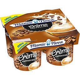 Mamie Nova Dessert lacté crème cappuccino les 4 pots de 150 g