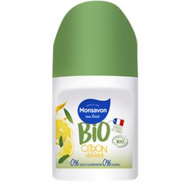 Monsavon Déodorant citron verveine BIO le roll-on de 50 ml