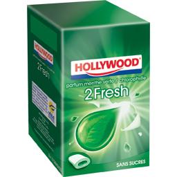 Dragée 2 Fresh menthe verte chlorophylle sans sucre Dragée 2 Fresh menthe verte chlorophylle sans sucre ,HOLLYWOOD,x3 66g