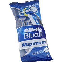 Gillette Blue ii maximum - rasoir jetable pour homme Le sachet de 4 rasoirs