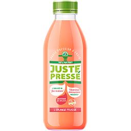 Juste Pressé Jus 100% fruits pressées orange fraise la bouteille de 0,9 l