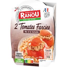 Tomates farcies et riz 3 couleurs Tomates farcies et riz 3 couleurs,MONIQUE RANOU,la barquette de 390 g