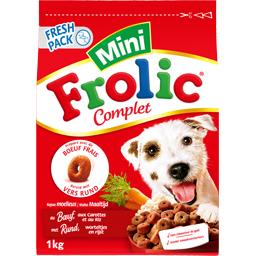 Frolic Complet - Mini croquettes au bœuf pour chiens le paquet de 1 kg