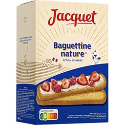 Baguettine au blé tendre, tranches de pain grillé longues et croustillantes x24, le paquet Baguettine au blé tendre, tranches de pain grillé longues et croustillantes x24, le paquet,JACQUET,