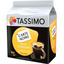 Tassimo Carte Noire - Capsules de café Petit-déjeuner les 16 capsules de 8,3 g