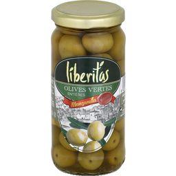 Liberitas Olives vertes entières le bocal de 140 g net égoutté
