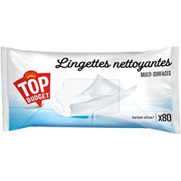 Lingettes nettoyantes multi-surfaces Lingettes nettoyantes multi-surfaces,TOP BUDGET,le paquet de 80