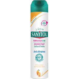 Sanytol Purificateur d'air désinfectant surfaces & textiles ... la bombe de 300 ml