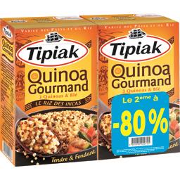 Tipiak Quinoa gourmand les 2 paquets de 400 g, le 2nd à -80%