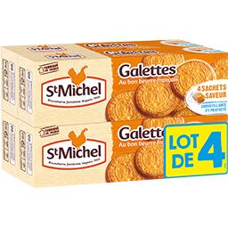 St Michel Galettes tout au beurre les 4 paquets de 130 g
