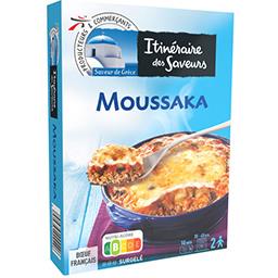 Saveur de Grèce , Moussaka Saveur de Grèce , Moussaka,ITINERAIRE DES SAVEURS,la barquette de 460g