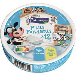 P'tit Fondant, fromage fondu P'tit Fondant, fromage fondu,PATURAGES,le paquet de 12 - 200g