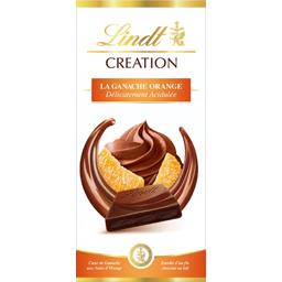 Lindt Création - Chocolat au lait La Ganache orange la tablette de 150 g